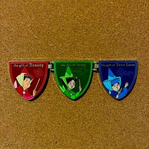Disney Pin 60th Anniversary Sleeping Beauty 3 Good Fairies